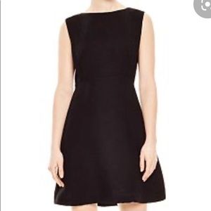 Sandro Tolina Lace-Back Black Dress